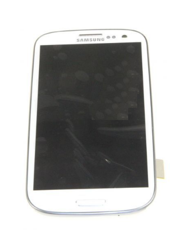 SAMSUNG GALAXY S III I9305 LTE LCD DISPLAY + TOUCHSCREEN + FRAME, WHITE, GH97-14106C