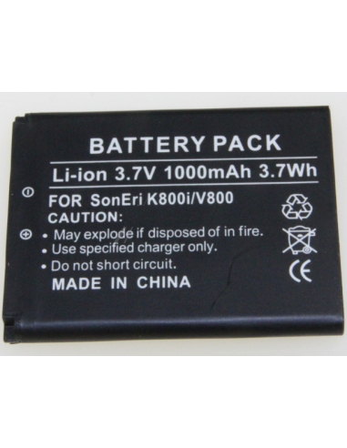 Akumulators Sony Ericsson K800i/V800 3.7V 1000mAh Li-Ion