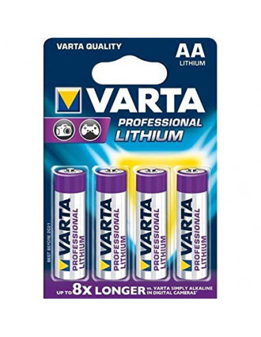 Lithium Battery VARTA FR6 (AA) 1.5V 4 pcs