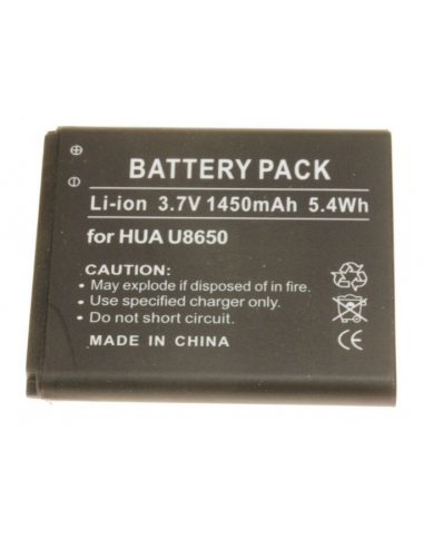 Huawei HB5K1H Battery U8850 U8650 Y200, 1450mAh, Replacement