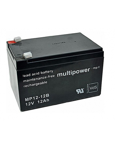 Lead Acid Battery MULTIPOWER 12V 12Ah, MP12-12B