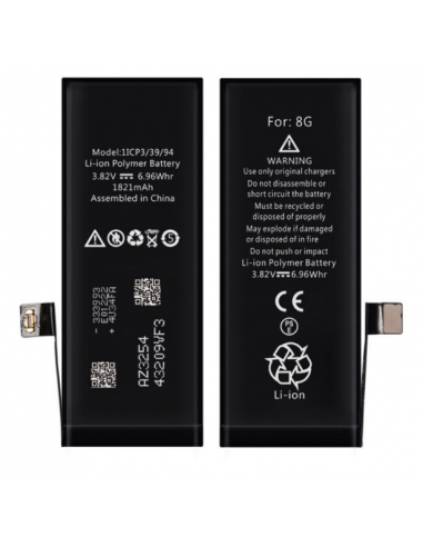 IPHONE 8 Battery 3.82V 1821mAh Li-Poly, 616-00361 replacement