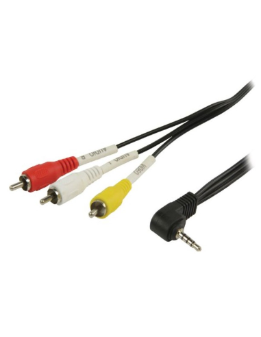 Cable 3xRCA phono plug - 3.5mm jack plug 1.50m
