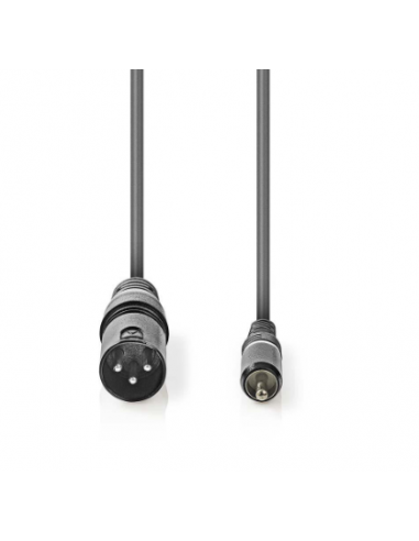 XLR cable male 3 pin to RCA male