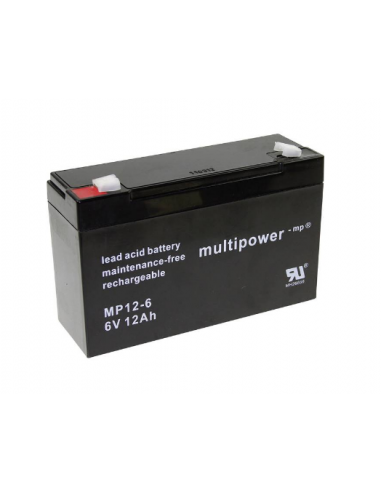 Аккумуляторная батарея MULTIPOWER 6V 12AH MP12-6