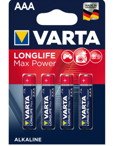 VARTA LongLife Alkaline Baterija AAA LR03 4 gab, 4703101404