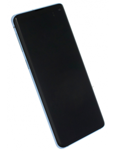SAMSUNG GALAXY S10 G973 LCD Displejs ar skārienekrānu, zils, GH82-18850C