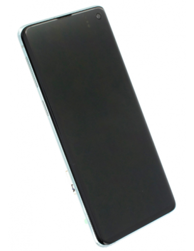 SAMSUNG GALAXY S10 G973 LCD Displejs ar skārienekrānu, zaļš, GH82-18850E