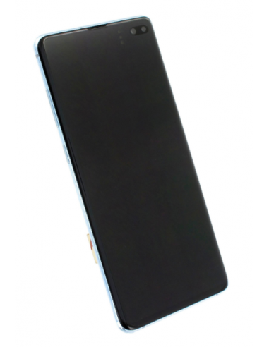 SAMSUNG GALAXY S10+ G975 LCD экран с тачскрином и стеклом, синий, GH82-18849C