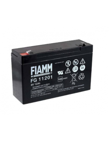 Аккумуляторная батарея 6V 12Ah FIAMM FG11201