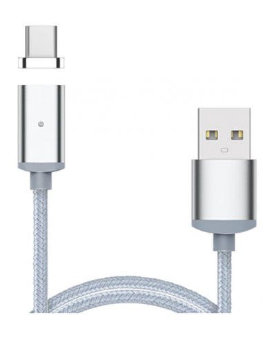 Магнитный кабель переходник USB 2.0 - быстрая магнитная зарядка на micro USB, 1.2м