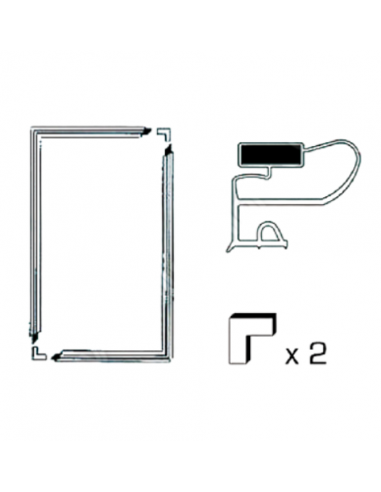 Universal Fridge Magnetic Door Seal Kit 130x70 cm
