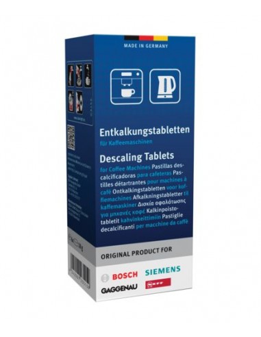 Descaling Tablets for Coffee Machines, Kettles & Hot Water Dispensers 6 pcs. BOSCH SIEMENS, 00311864