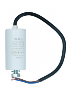 Motor Capacitor 14mF 450V with Cable