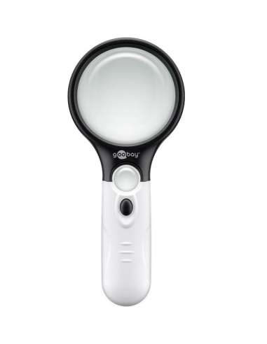 LED Reading Magnifier 75mm Lens up to 12x Magnification