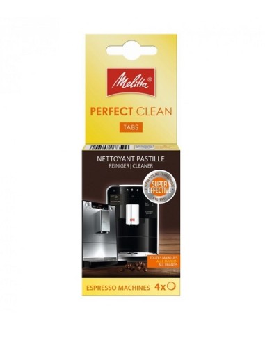 Coffee Machine Cleaning Tablets MELITTA Perfect Clean Tabs 4x1.8g, 6762481