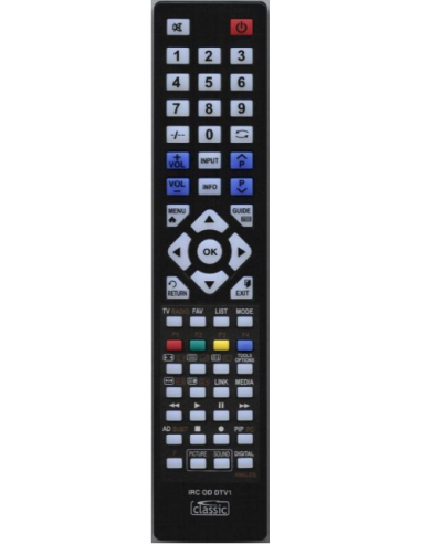 Universal Remote Control DTV CLASSIC IRC OD DTV1, IRC84053